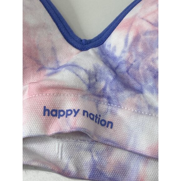 Happy Nation Medium Tie-Dye Seamless Wireless Lightly Lined Bra Medium - Picture 3 of 10
